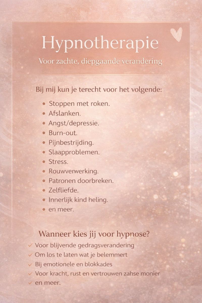 Hypnosetherapie Intake