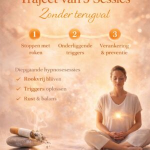 Hypnosetherapie – Stoppen met roken Traject van 3 sessies | Zonder terugval
